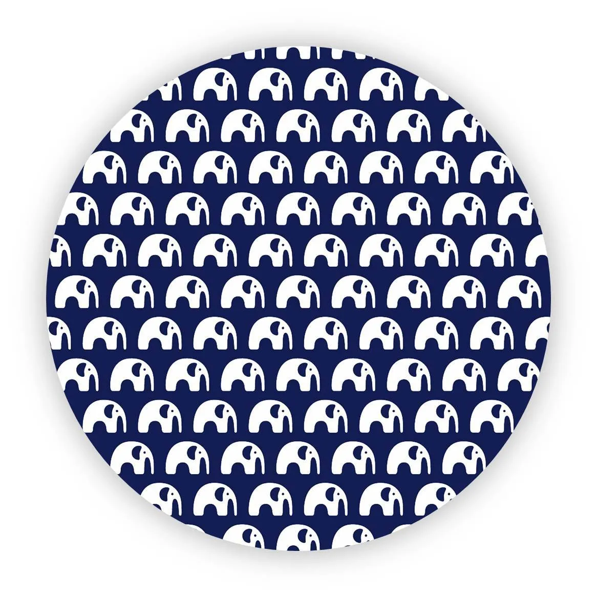 3 Piece Pram Liner Set - Navy Elephant