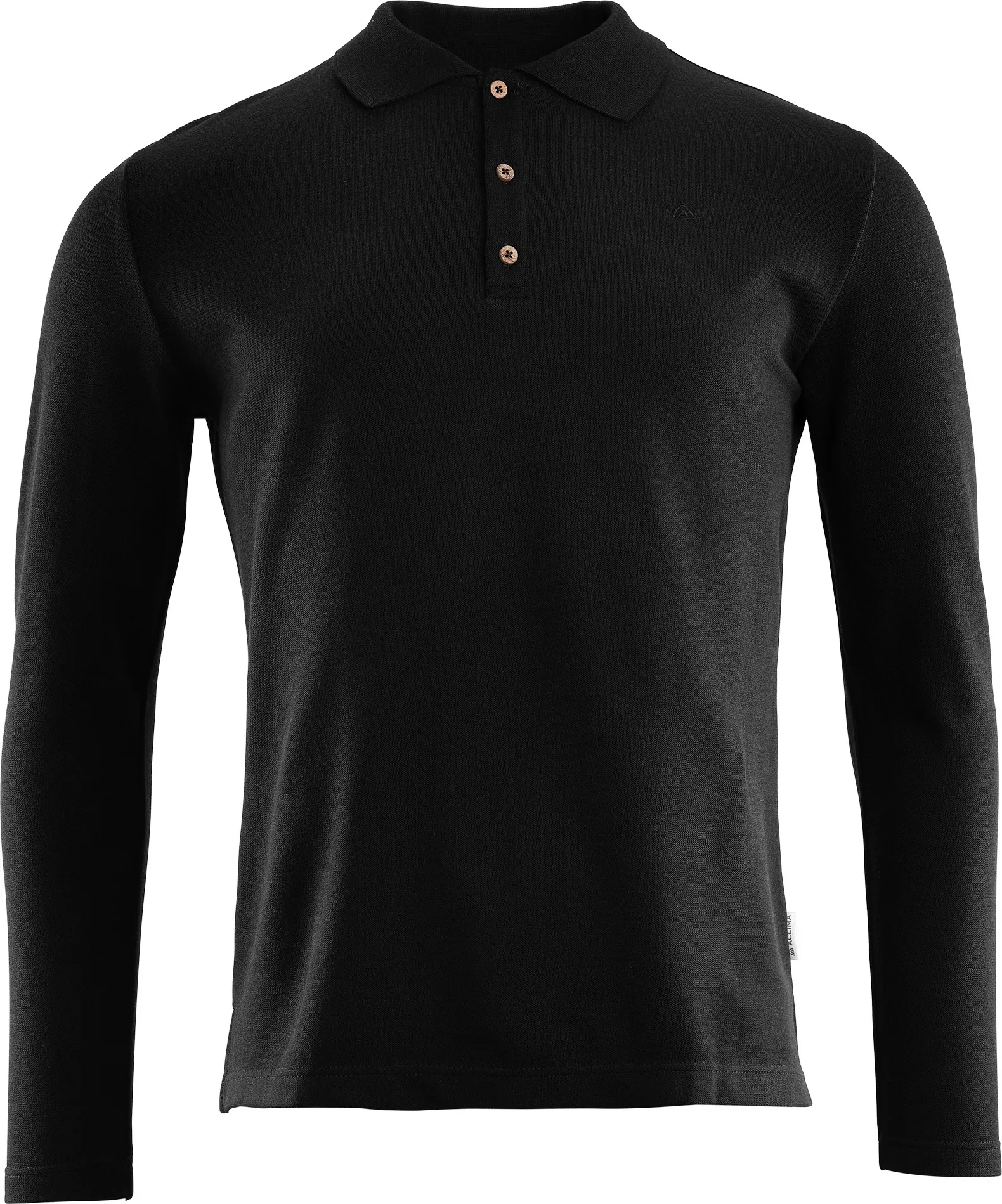 Aclima Men&#x27;s LeisureWool Pique Shirt Long Sleeve Jet Black | Buy Aclima Men&#x27;s LeisureWool Pique Shirt Long Sleeve Jet Black here | Outnorth