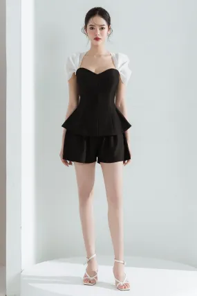 Alice Fit and Flare Queen Anne Neck Polycotton Shirt