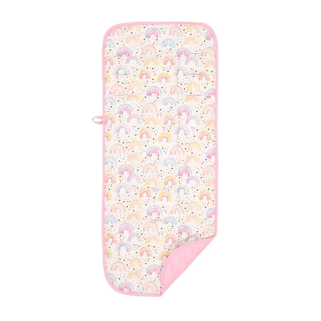 All4Ella Pram Liner - Watercolour Rainbow