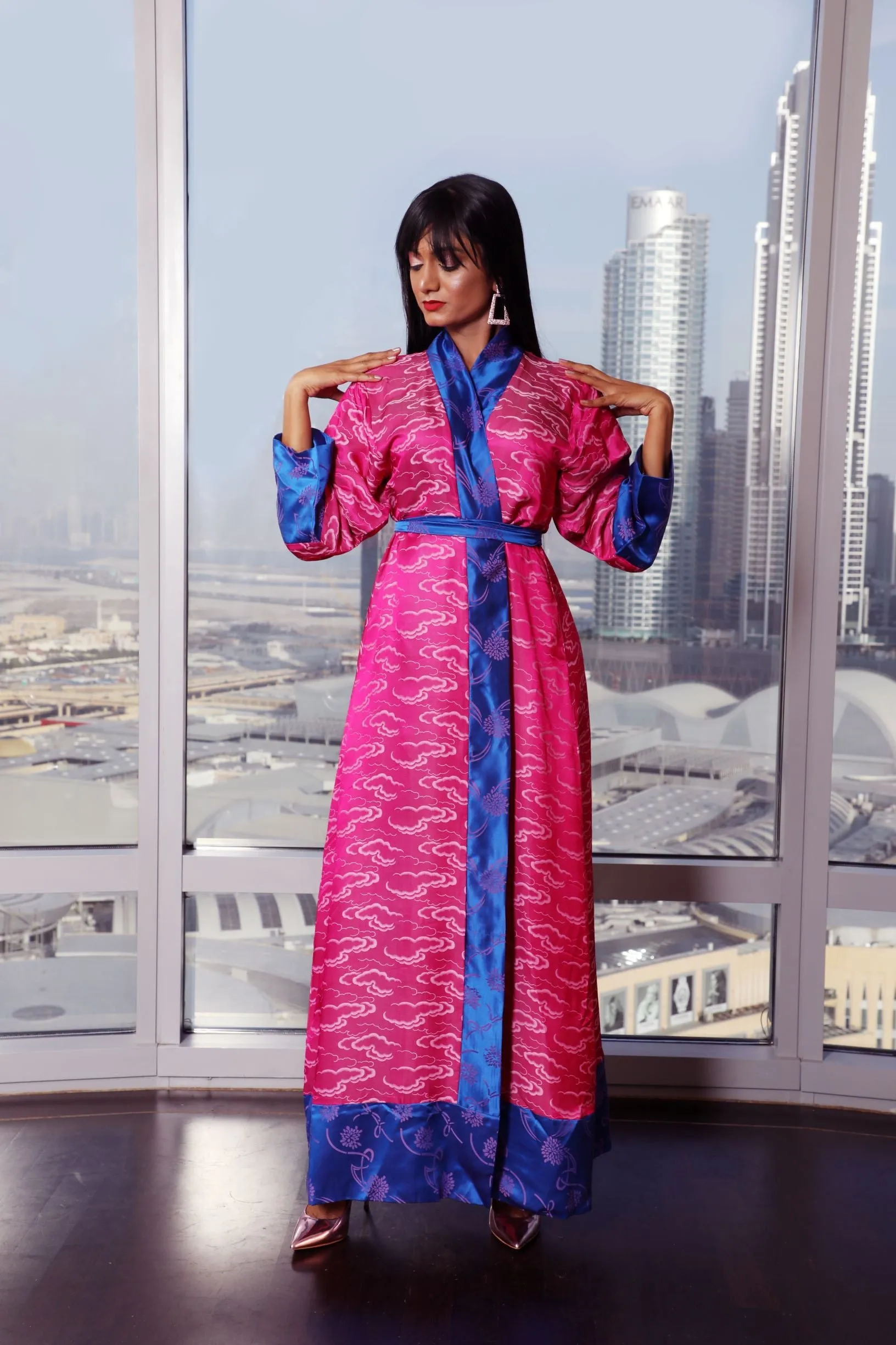 Amara robe and slip set