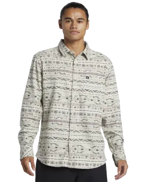 Aop Classic Flannel Shirt in Desert Sage
