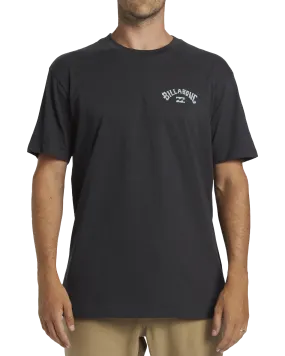 Arch Fill T-Shirt in Washed Black