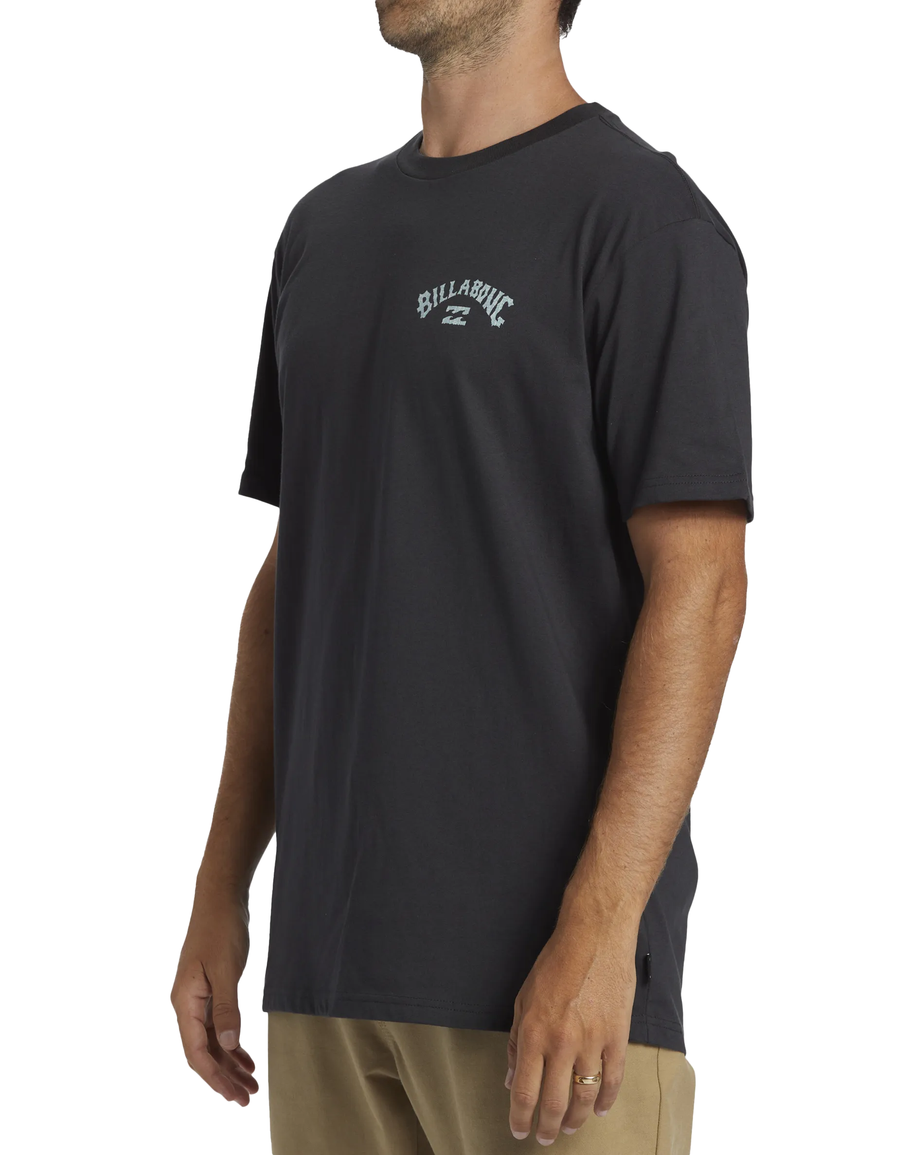 Arch Fill T-Shirt in Washed Black