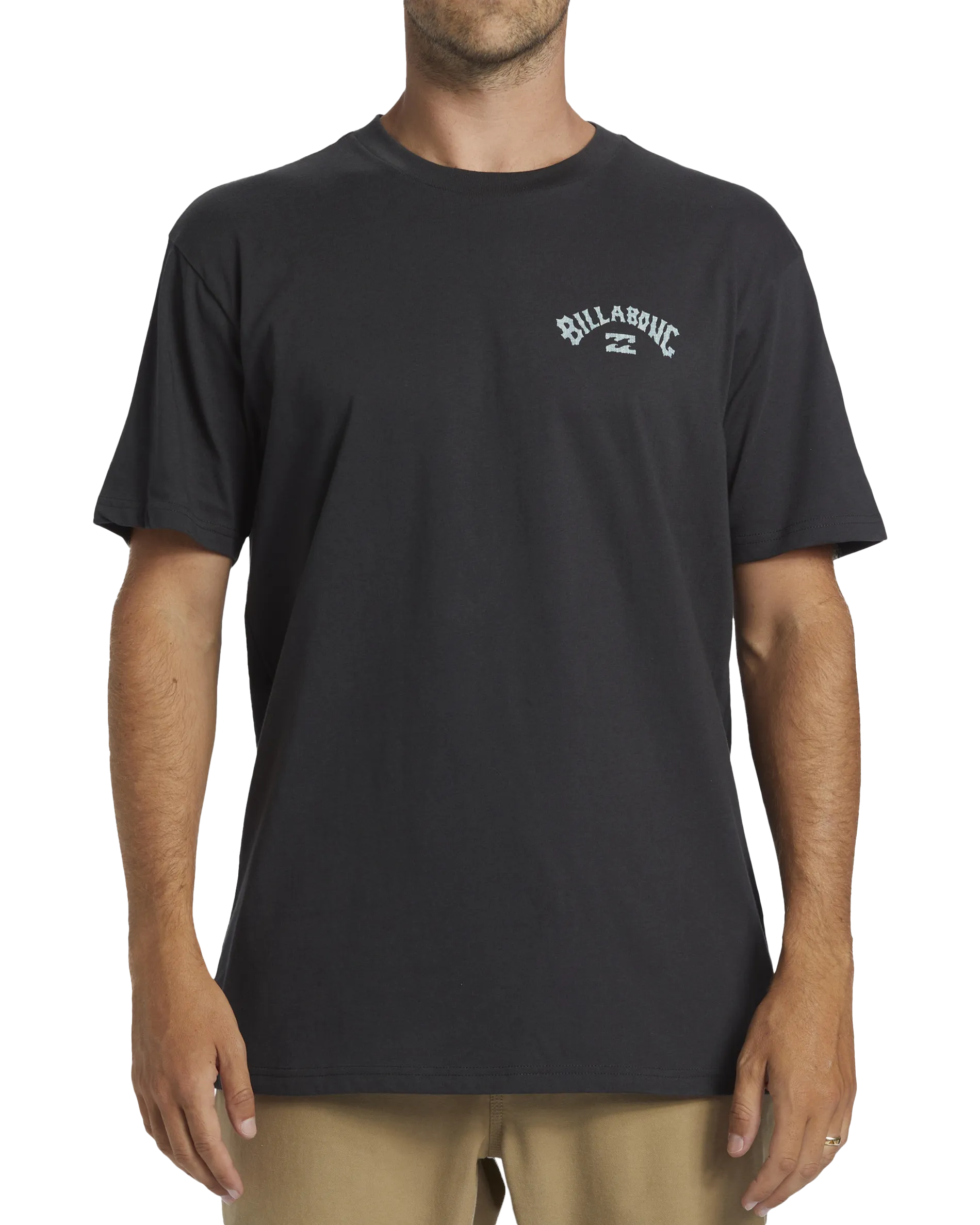 Arch Fill T-Shirt in Washed Black