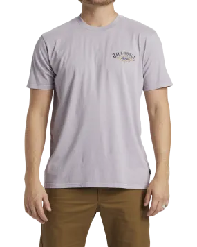 Arch Wave T-Shirt in Purple Ash