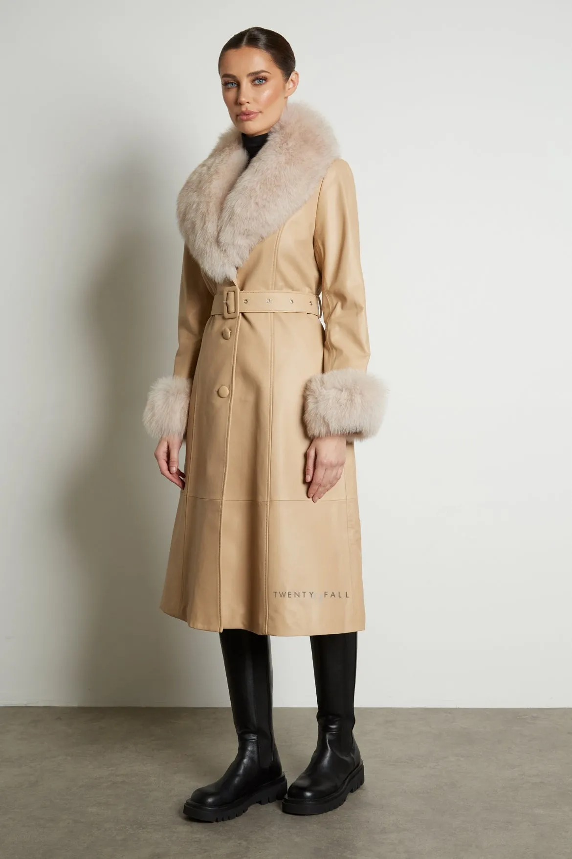 Ari Leather Coat