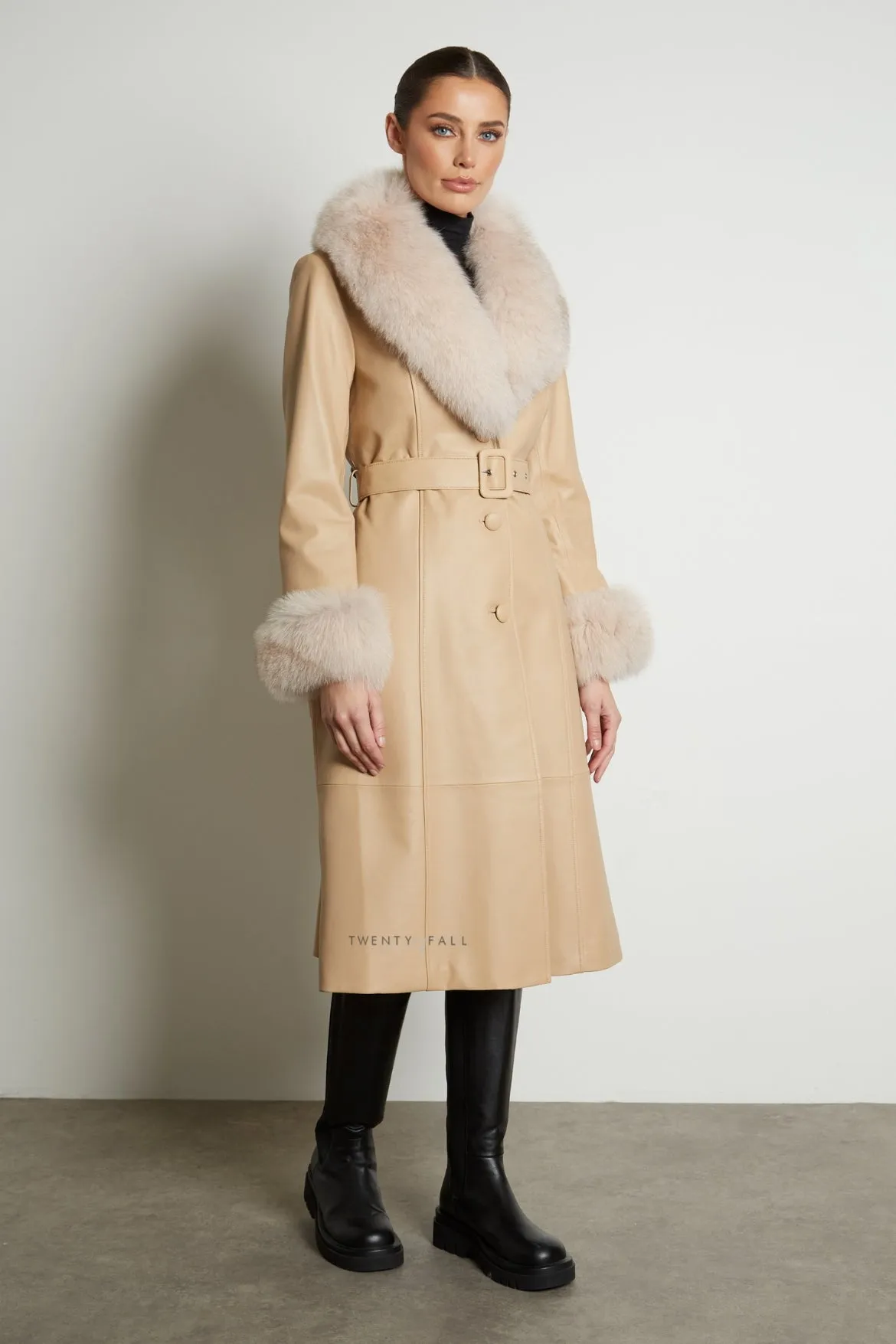 Ari Leather Coat