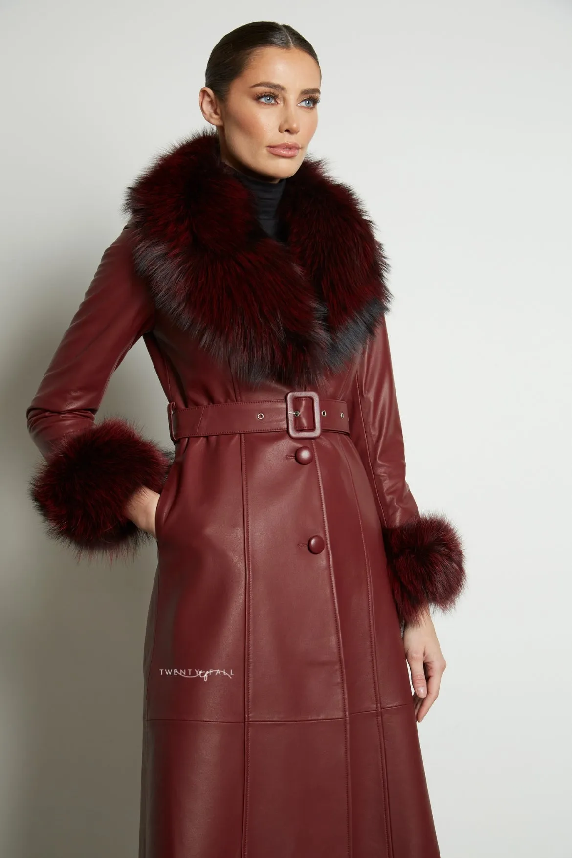 Ari Leather Coat