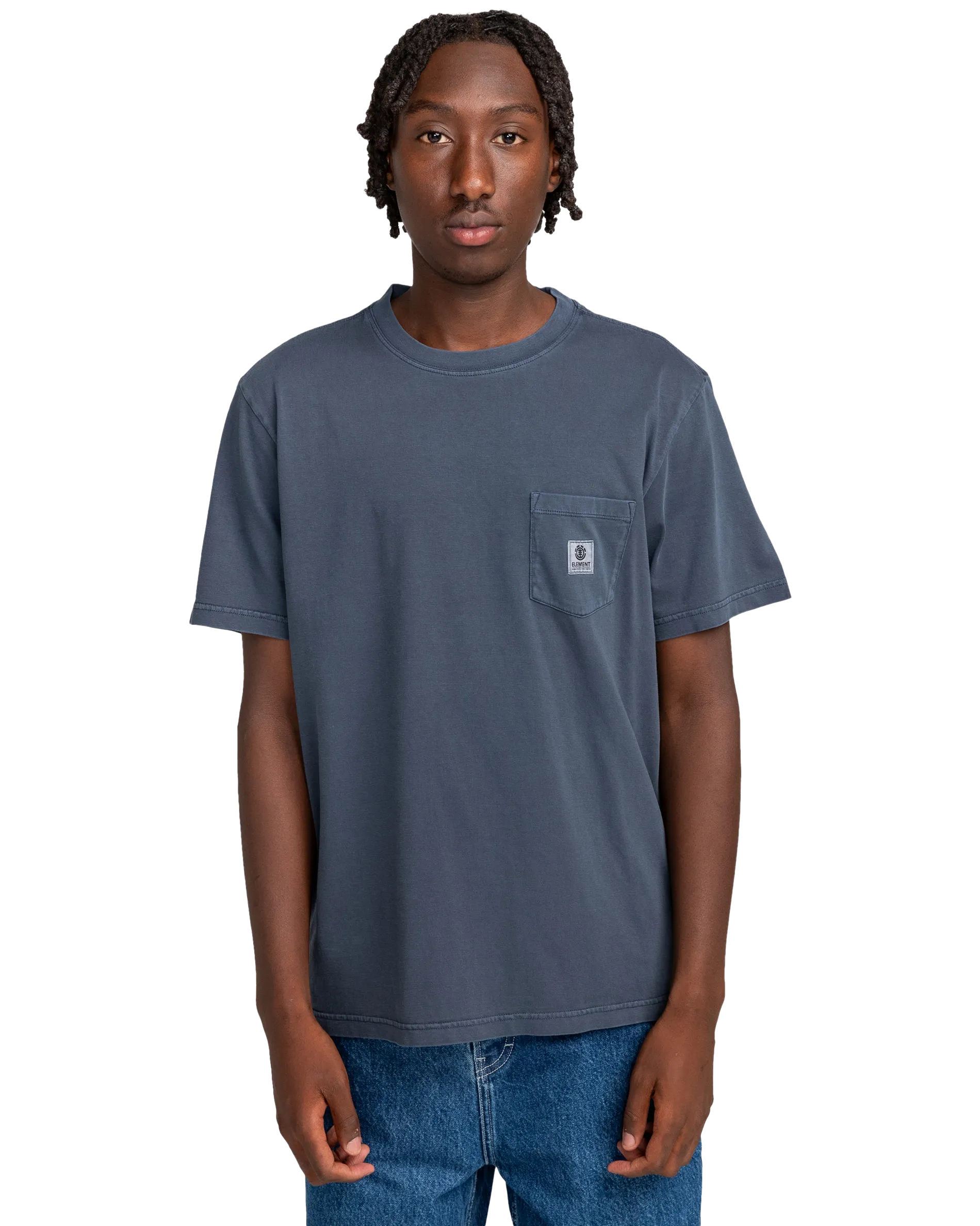 Basic Pocket T-Shirt in Blue Nights