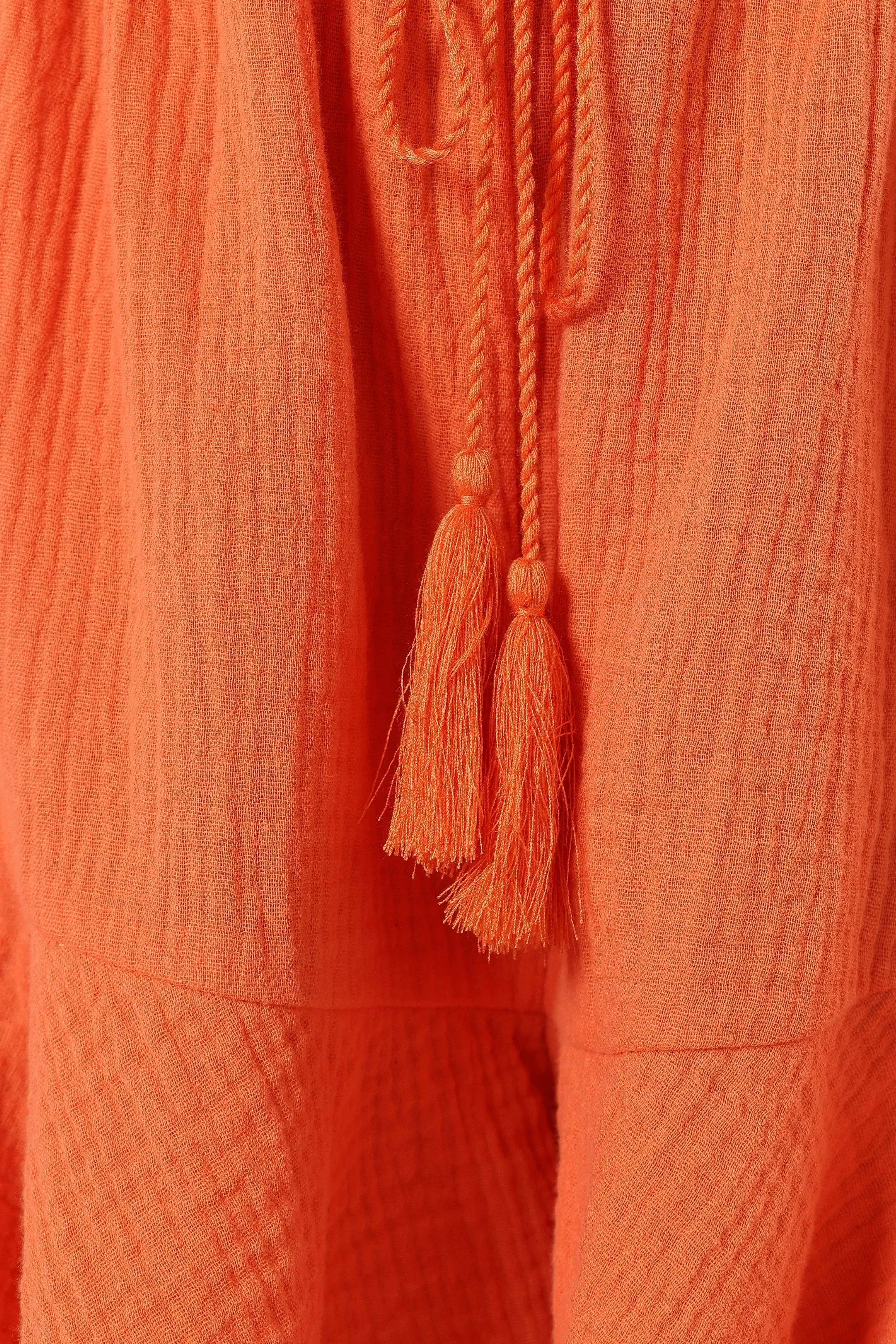 Beachside Romper - Coral