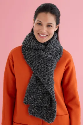 Beginner One Ball Scarf (Knit) - Version 4
