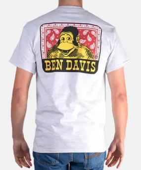 Ben Davis Men&#39;s Paisley Logo T-Shirt - Ash Grey