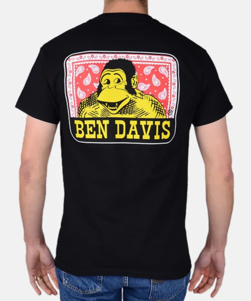 Ben Davis Men&#39;s Paisley Logo T-Shirt - Black
