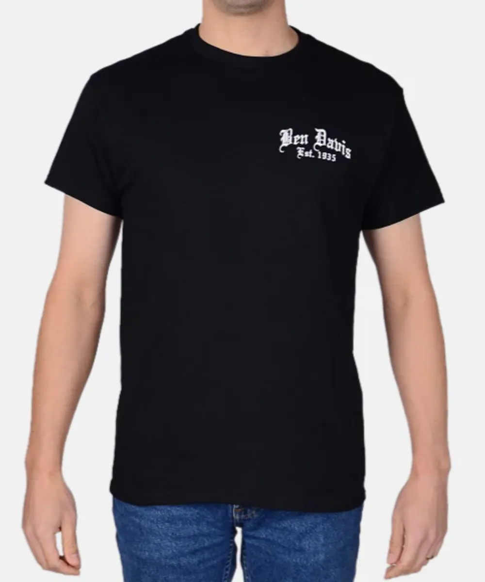 Ben Davis Men&#39;s Paisley Logo T-Shirt - Black
