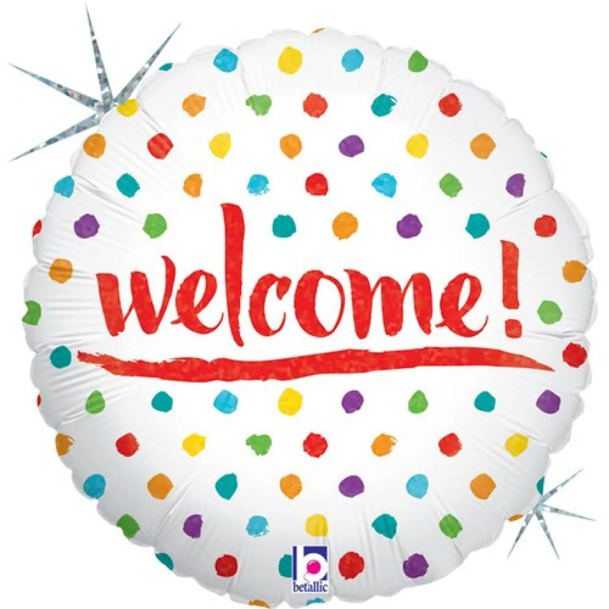 Betallic Holographic Foil 45cm (18") Welcome Dots