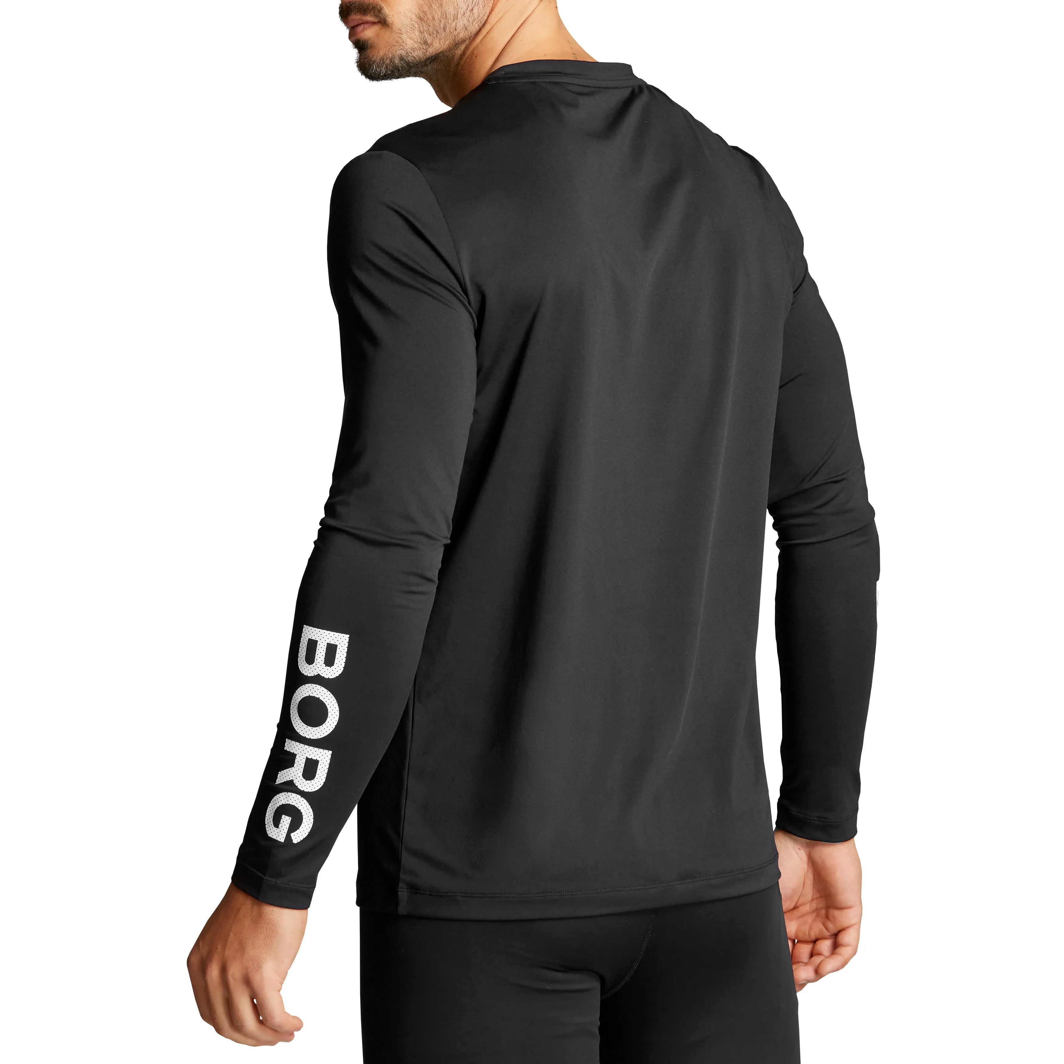 Björn Borg Men&#x27;s Borg Long Sleeve T-Shirt Black Beauty | Buy Björn Borg Men&#x27;s Borg Long Sleeve T-Shirt Black Beauty here | Outnorth