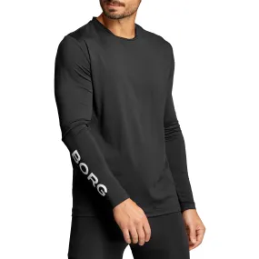 Björn Borg Men&#x27;s Borg Long Sleeve T-Shirt Black Beauty | Buy Björn Borg Men&#x27;s Borg Long Sleeve T-Shirt Black Beauty here | Outnorth
