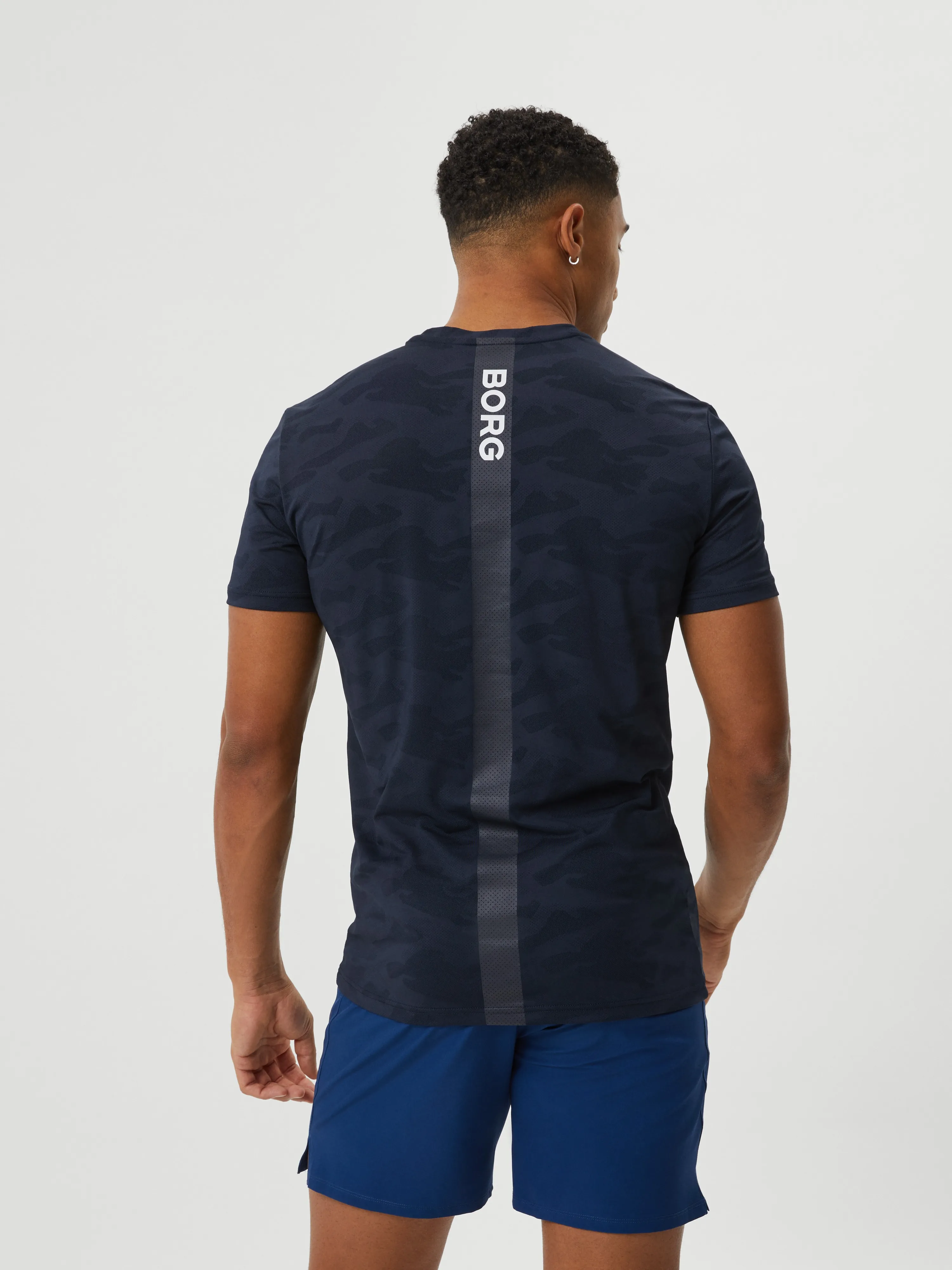 Björn Borg Men&#x27;s Borg Performance T-Shirt Night Sky | Buy Björn Borg Men&#x27;s Borg Performance T-Shirt Night Sky here | Outnorth