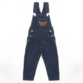 Boys Denim Romper - Dark Blue