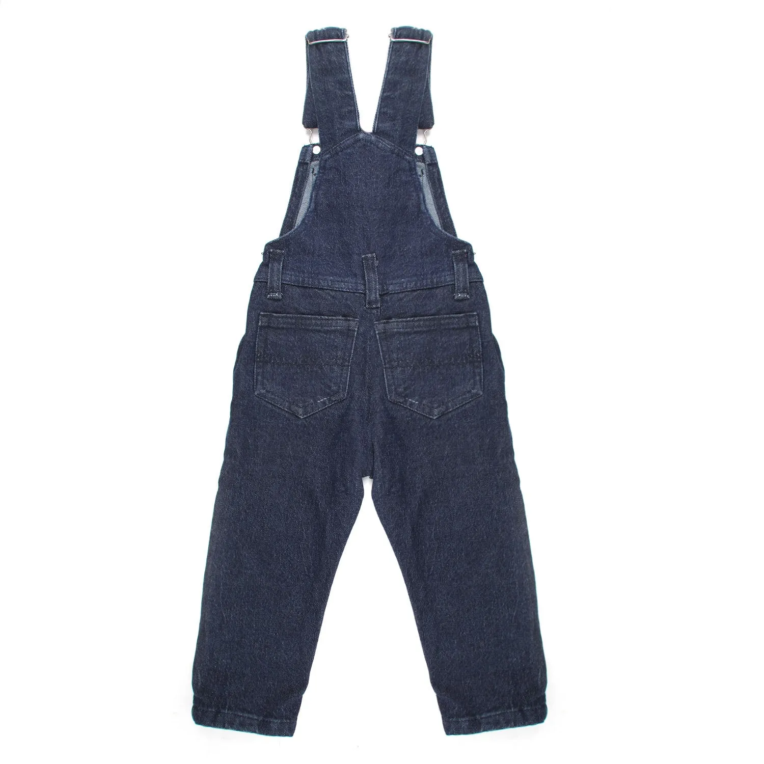 Boys Denim Romper - Dark Blue