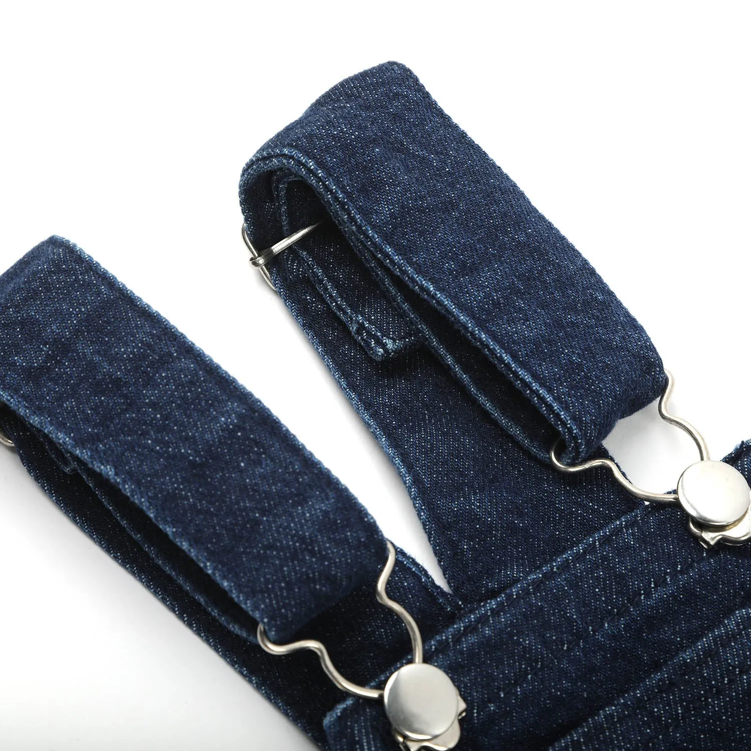 Boys Denim Romper - Dark Blue