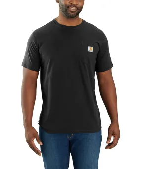 Carhartt Men&#39;s Force Short-Sleeve Pocket T-Shirt - Black