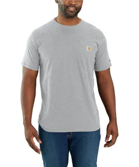 Carhartt Men&#39;s Force Short-Sleeve Pocket T-Shirt - Heather Grey