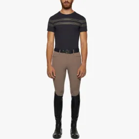 CAVALLERIA TOSCANA MEN&#x27;S COTTON T-SHIRT WITH SILICONE INSERTS