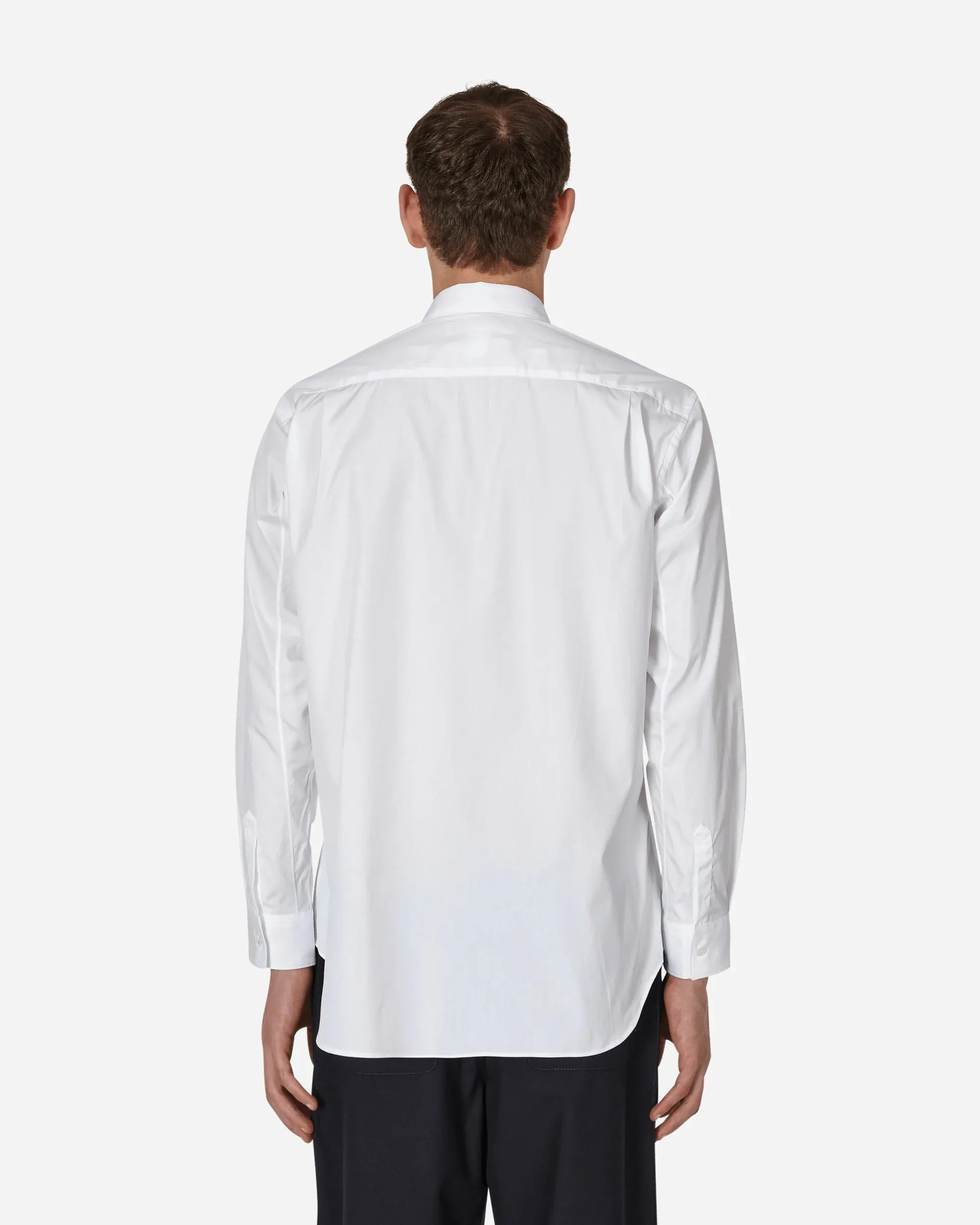 Comme des Garçons Men's Invader Poplin Woven Shirt - White