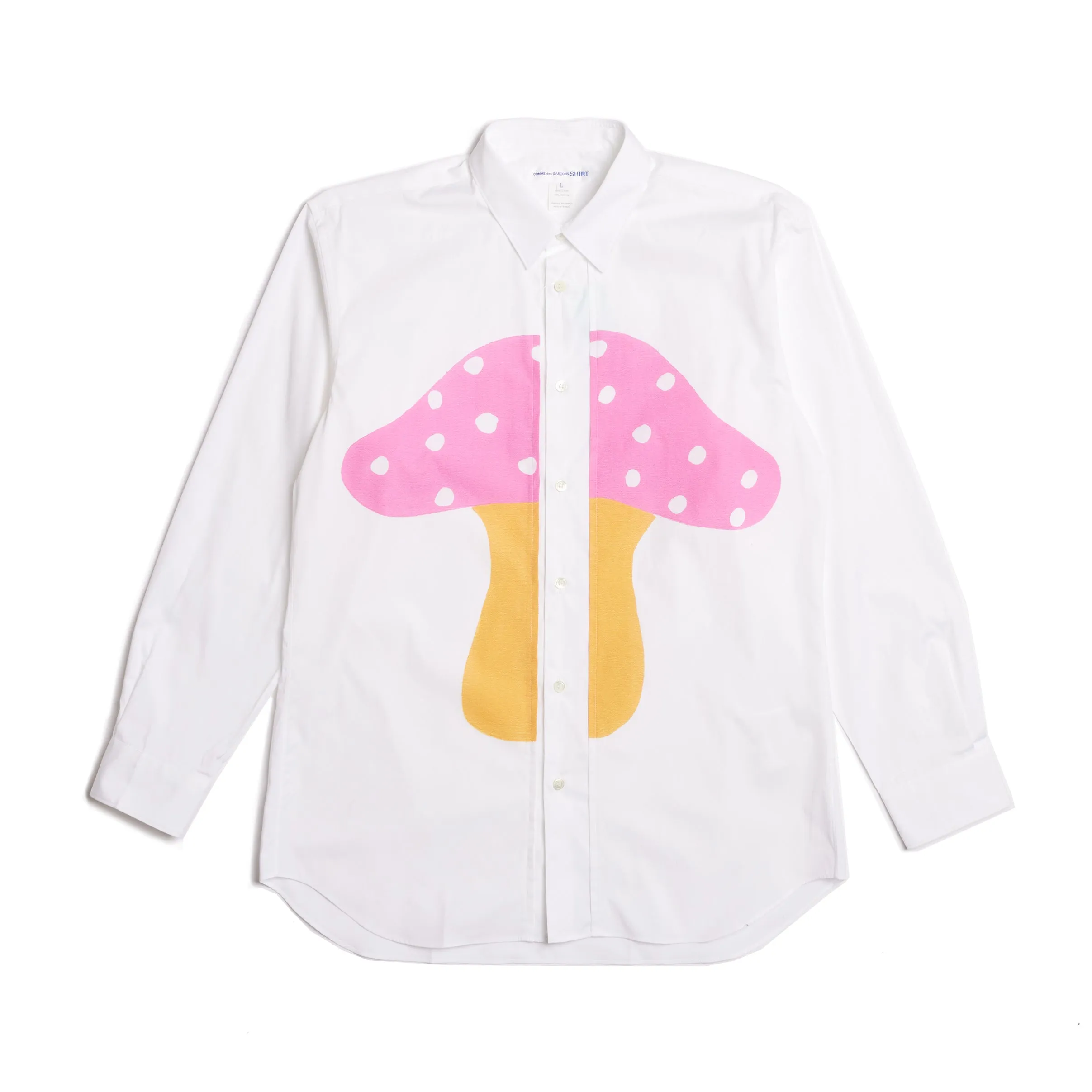 COMME des GARÇONS Men's Mushroom Cotton Poplin Shirt