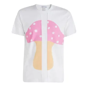 COMME des GARÇONS SHIRT Mushroom Printed T-Shirt - White