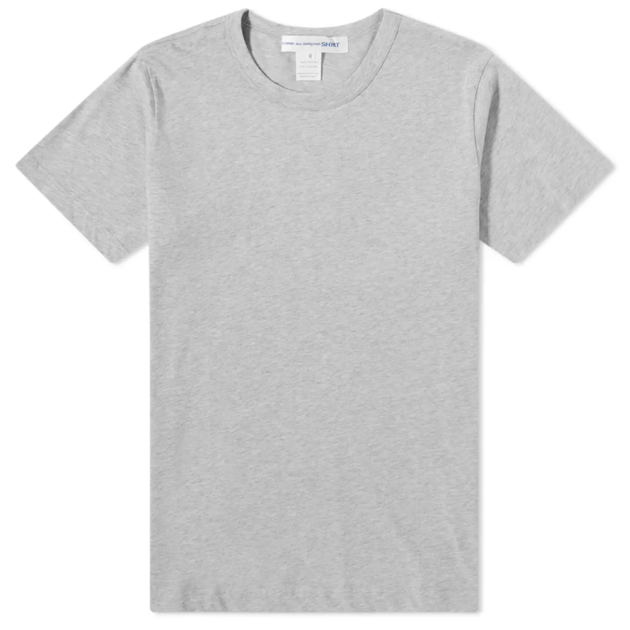 COMME des GARÇONS SHIRT Small Logo Back Tee - Heather Grey