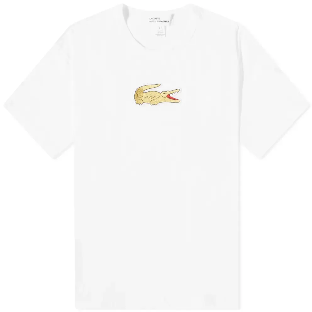 COMME des GARÇONS Shirt x Lacoste Men's T-Shirt - White