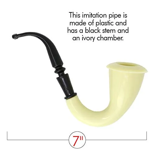 Costume Accessories Pipe Prop - Fake Smoking Pipes for Costumes - 1 Piece