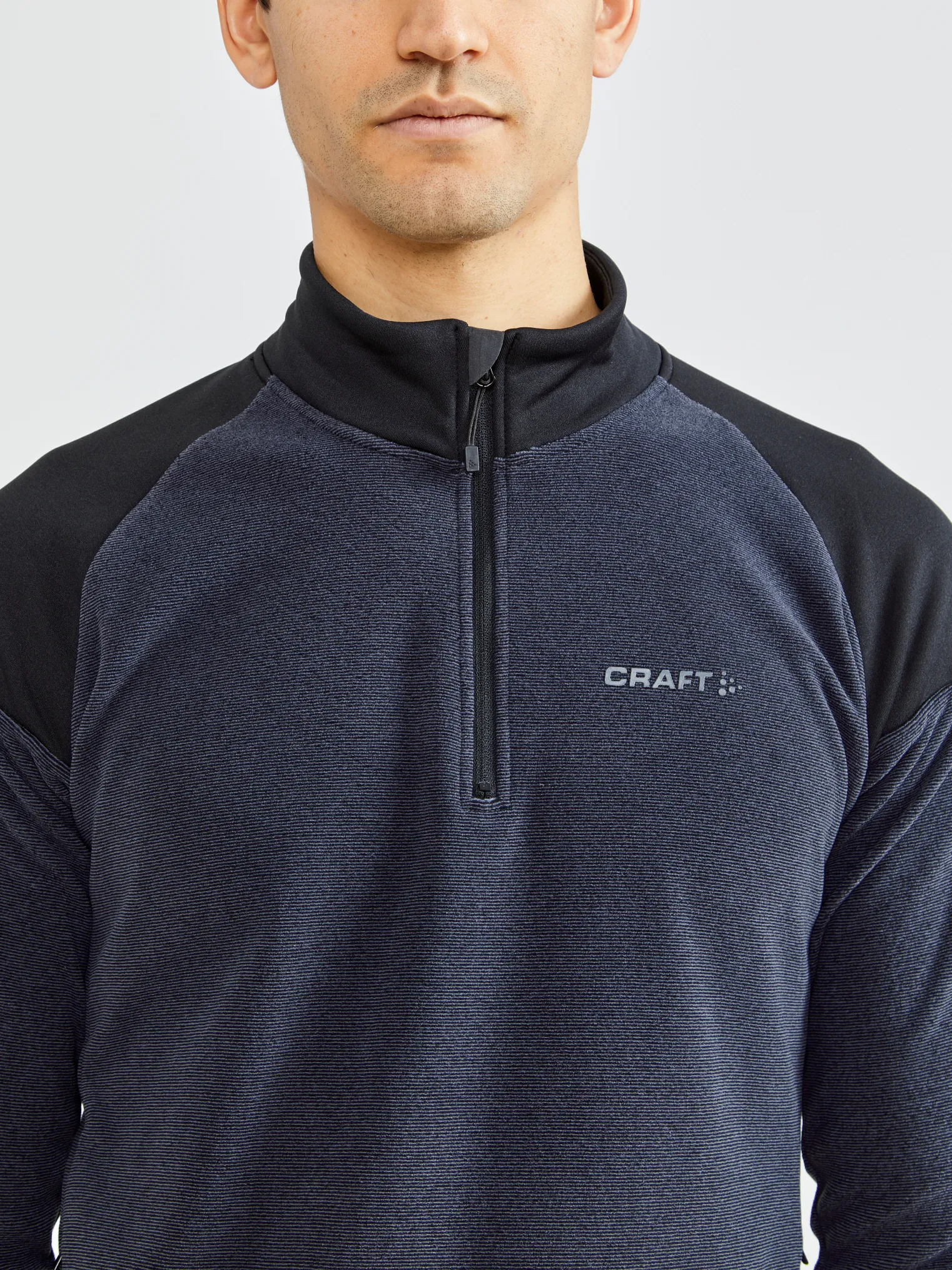 Craft Men&#x27;s Core Edge Thermal Midlayer Black/Asphalt | Buy Craft Men&#x27;s Core Edge Thermal Midlayer Black/Asphalt here | Outnorth