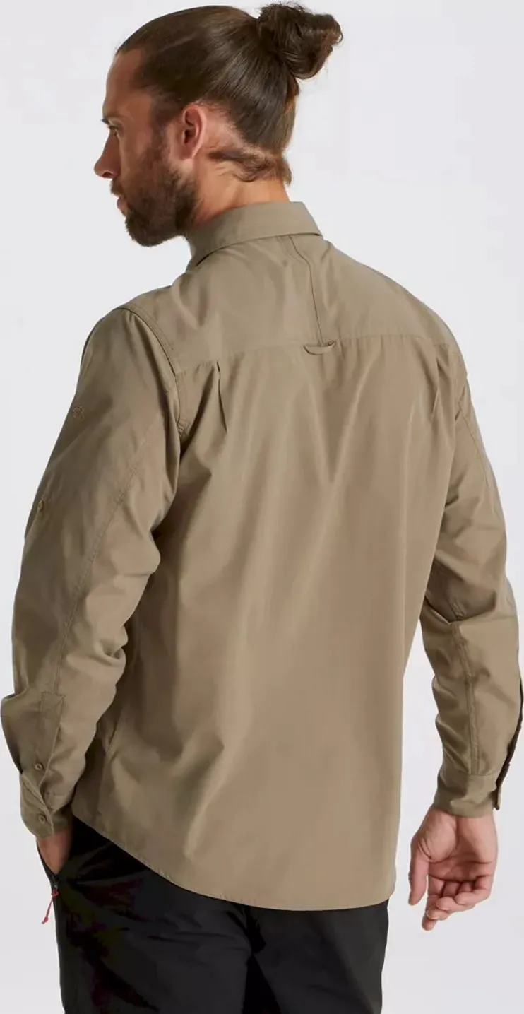 Craghoppers Men&#x27;s Kiwi Long Sleeved Shirt Pebble | Buy Craghoppers Men&#x27;s Kiwi Long Sleeved Shirt Pebble here | Outnorth