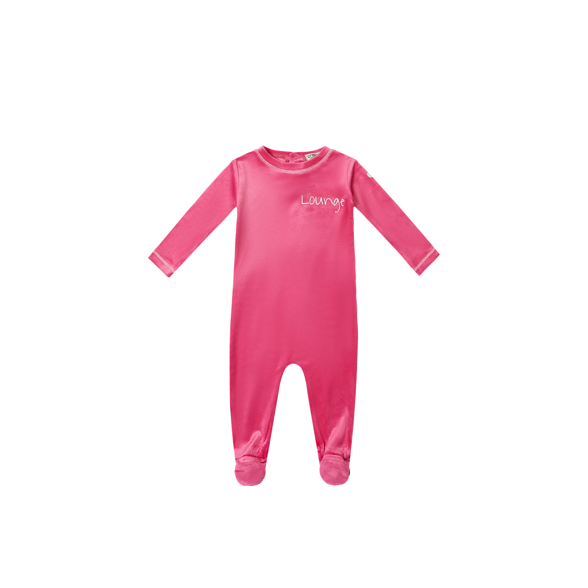 Crew Lounge Pink Velour Romper