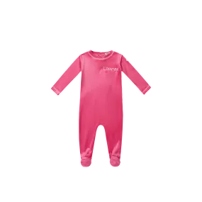 Crew Lounge Pink Velour Romper