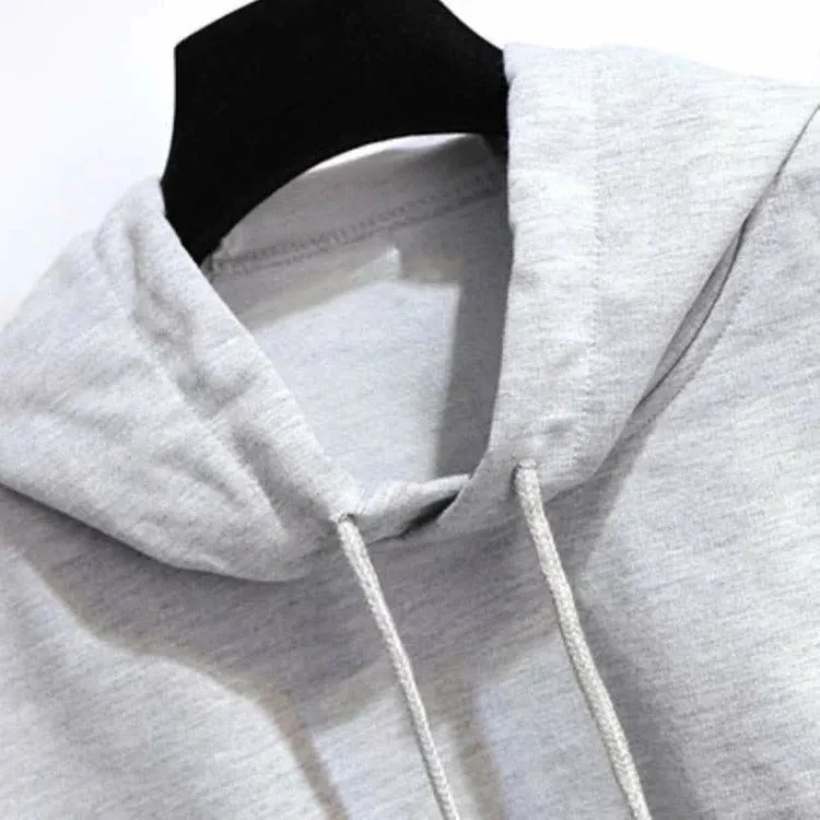 Cross Crop Hoodie: Your Ruffle Split Slip Dress Combo