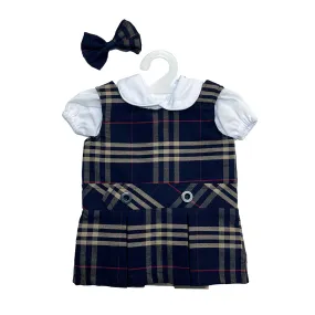 Doll Jumper Set Plaid 1C