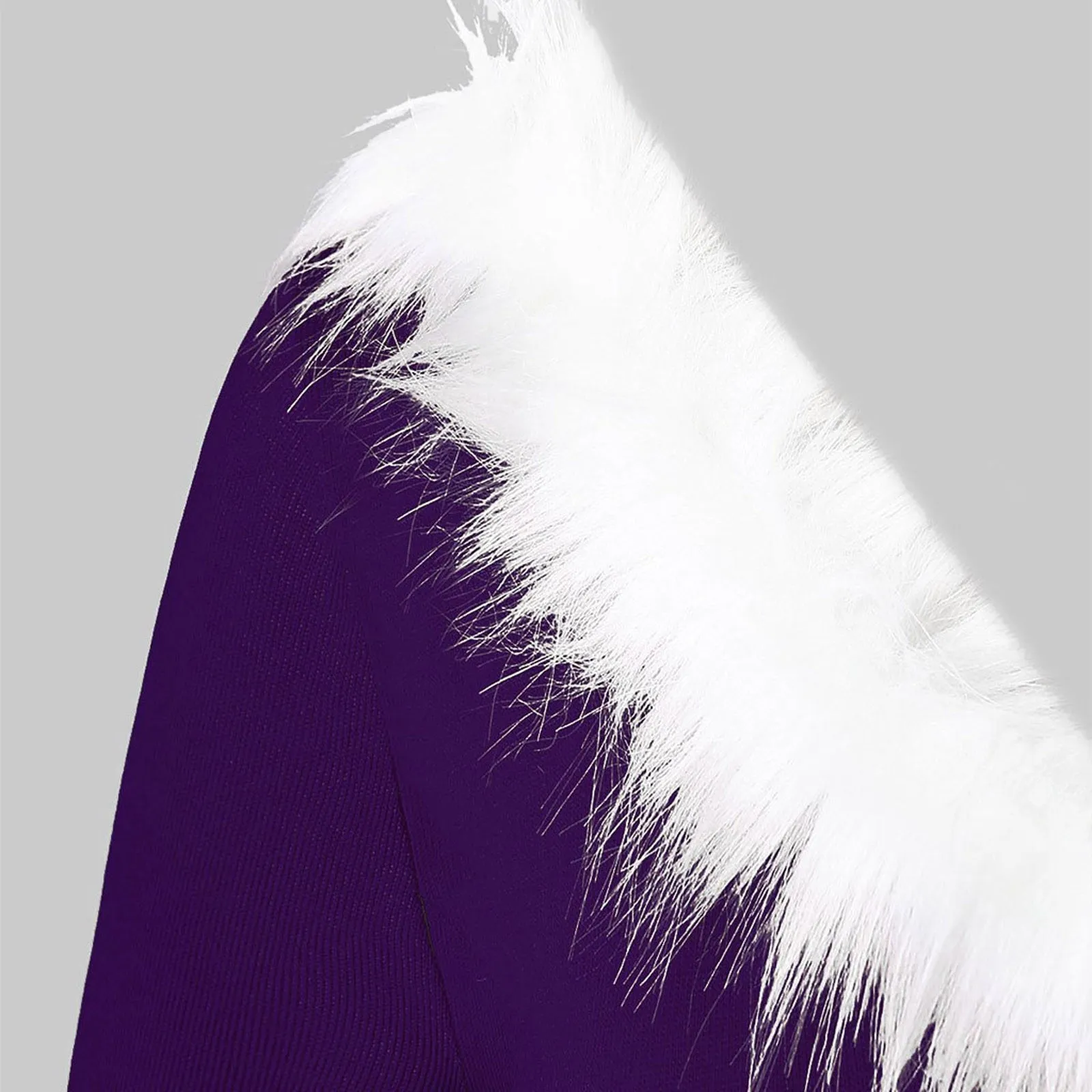 DressBetty - Elegant Christmas Party Dress Xmas Cosplay Costumes Faux Fur Collar