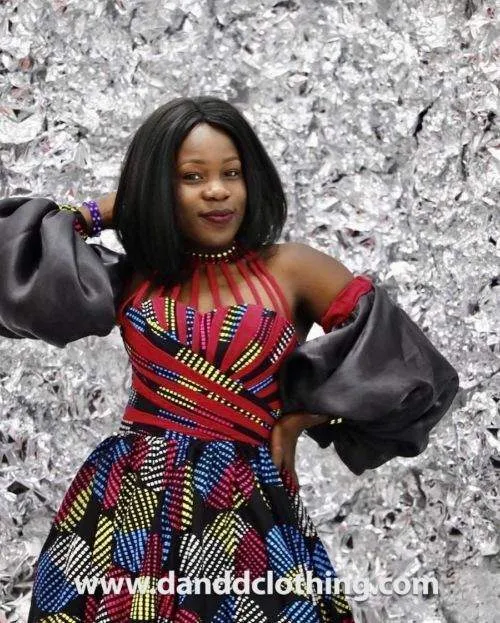 Elegant Africa Ankara Dress