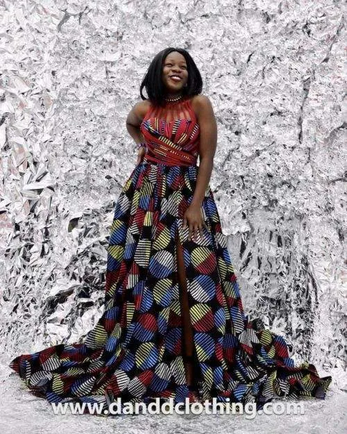 Elegant Africa Ankara Dress