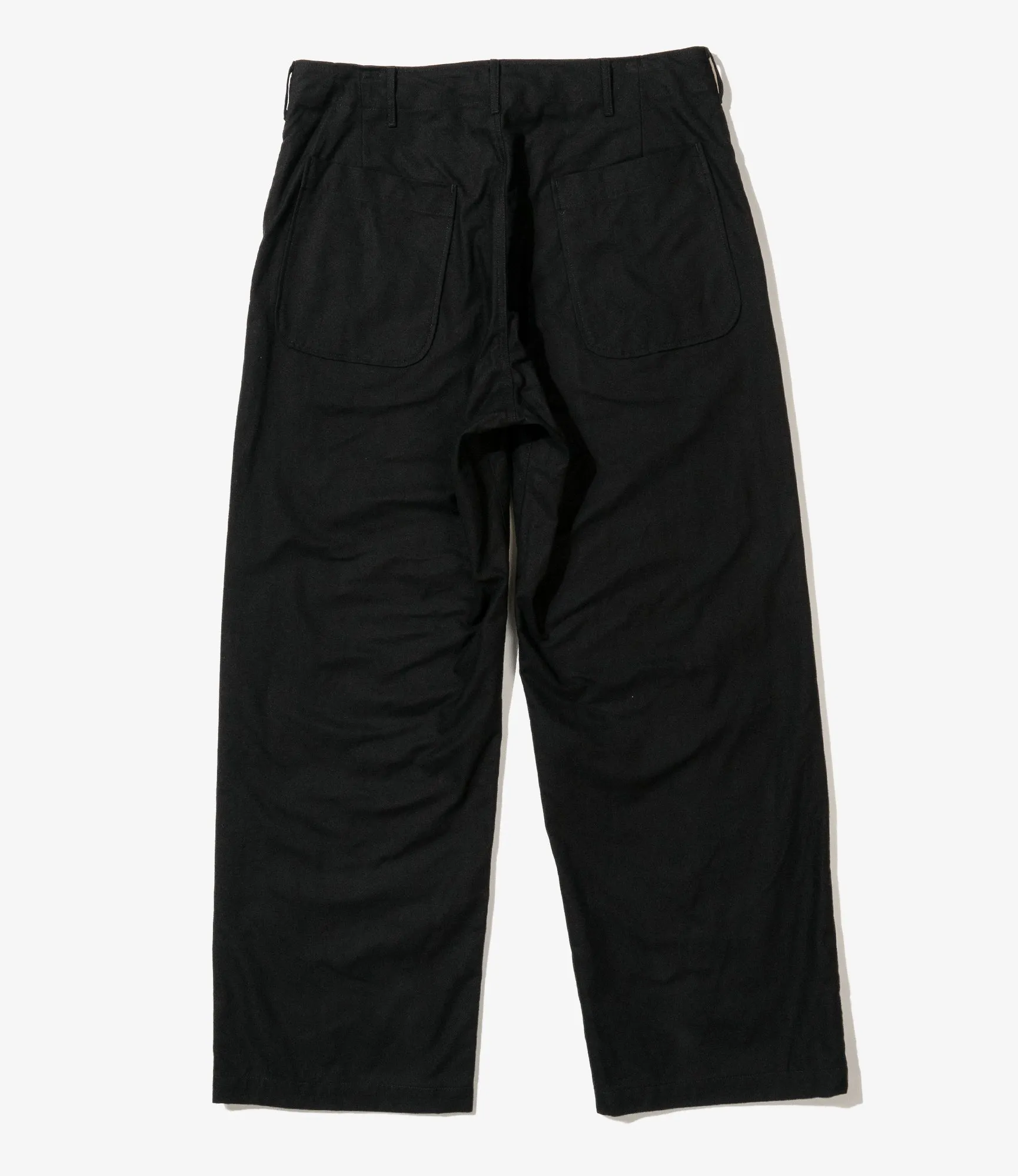 Engineered Garments Sailor Pant - Black Cotton Brushed