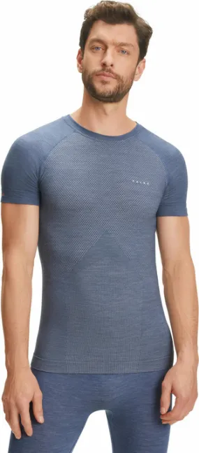 Falke Men&#x27;s Wool Tech Light Shortsleeve Shirt Regular Capitain | Buy Falke Men&#x27;s Wool Tech Light Shortsleeve Shirt Regular Capitain here | Outnorth