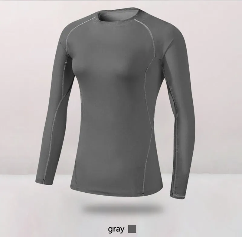 FANCEEY Base Layer Compression Long Sleeve T-Shirt Women's