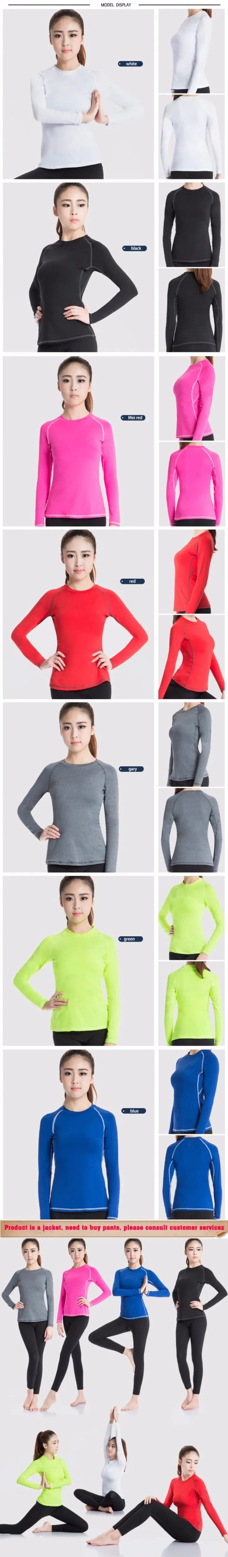 FANCEEY Base Layer Compression Long Sleeve T-Shirt Women's