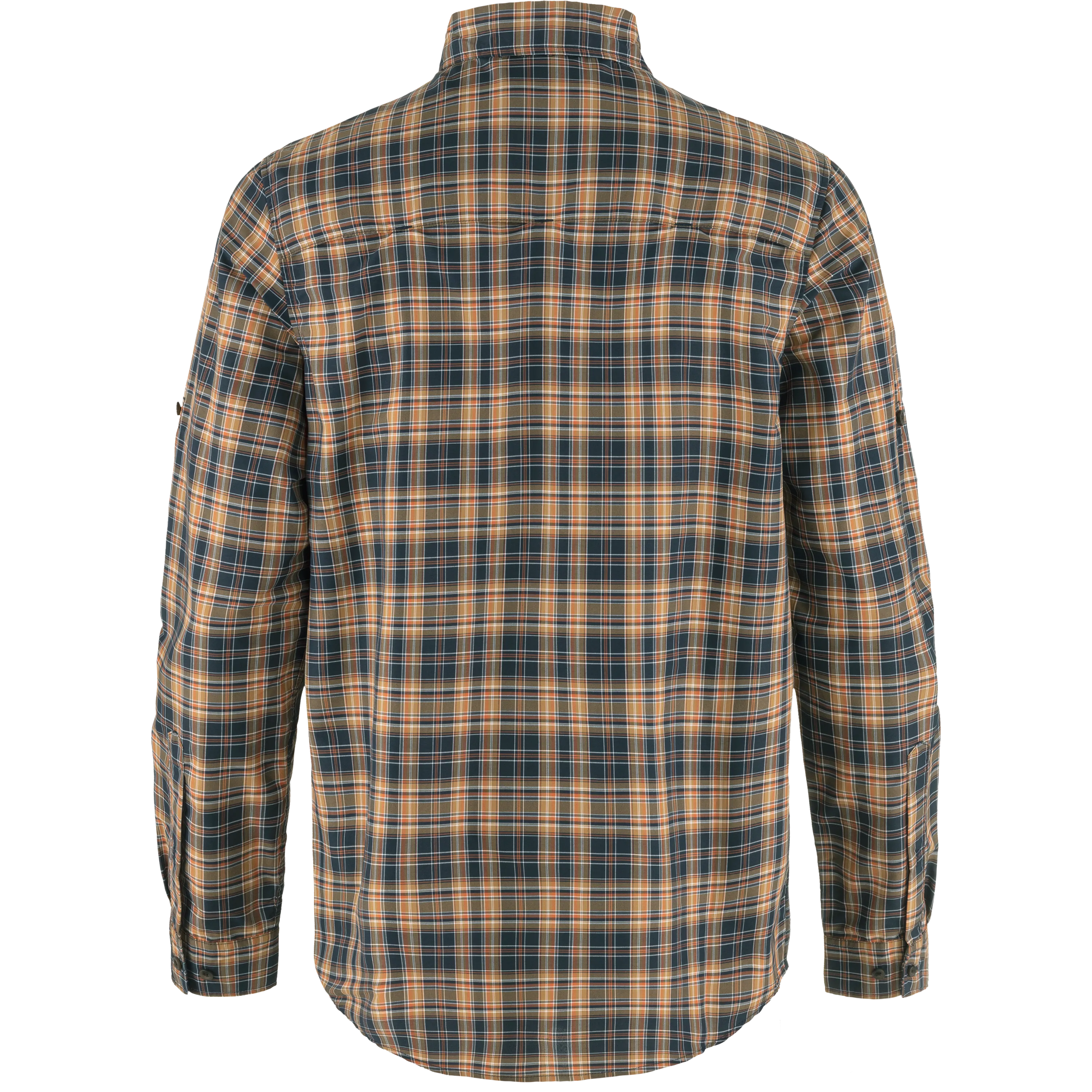 Fjällräven Men&#x27;s Abisko Hike Shirt Long Sleeve Dark Navy-Buckwheat Brown | Buy Fjällräven Men&#x27;s Abisko Hike Shirt Long Sleeve Dark Navy-Buckwheat Brown here | Outnorth