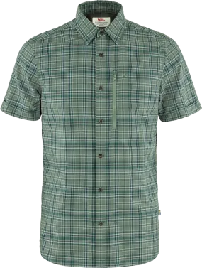 Fjällräven Men&#x27;s Abisko Hike Shirt Shortsleeve Arctic Green/Patina Green | Buy Fjällräven Men&#x27;s Abisko Hike Shirt Shortsleeve Arctic Green/Patina Green here | Outnorth
